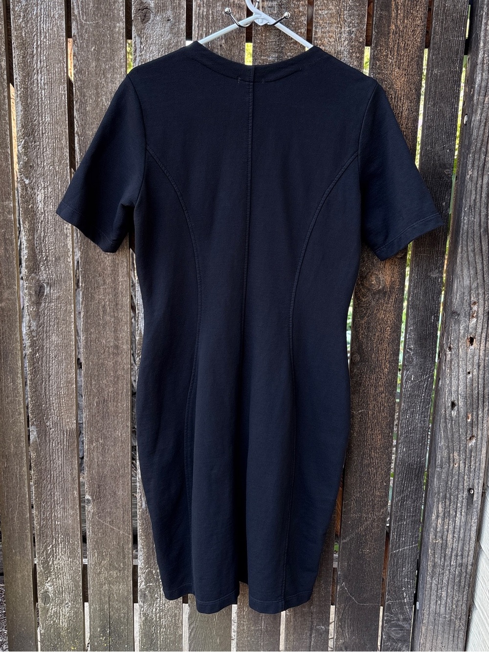 Prairie Underground Organic Cotton Zip Dress Tunic Cardigan Black Sz L - Picture 10 of 14